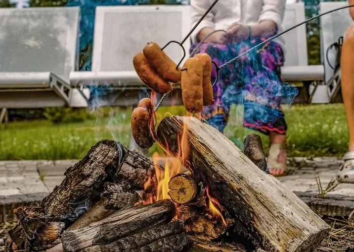 In With Sauna Сasa de vacaciones Ińsko